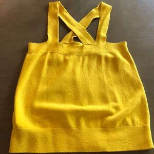 Knitted Mustard Tank Top
